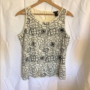Ann Taylor sleeveless blouse